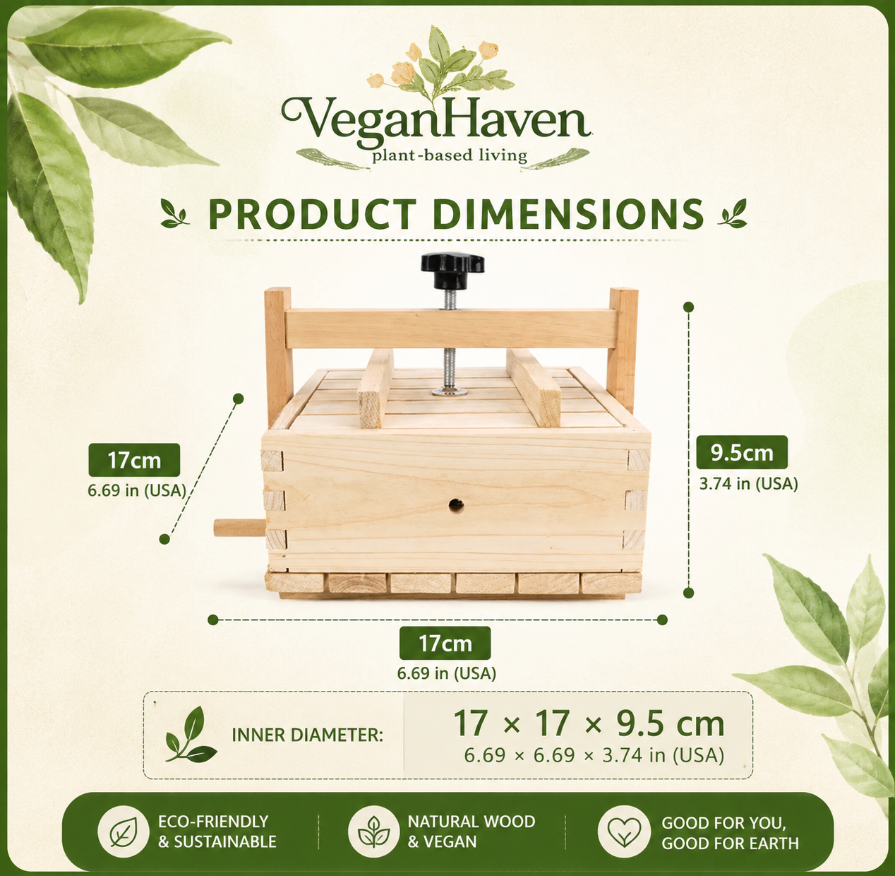 Wooden Tofu Press