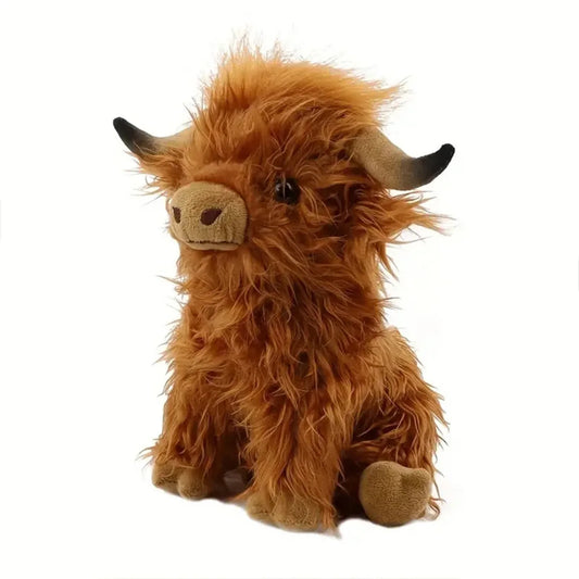 Soft Highland Cow Toy Plushie