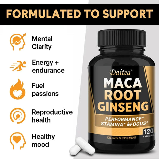 Maca & Ginseng Root Extract Supplement