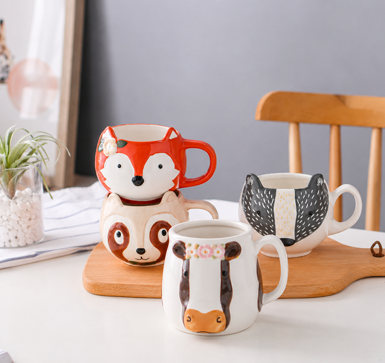 Woodland Animal Ceramic Mug