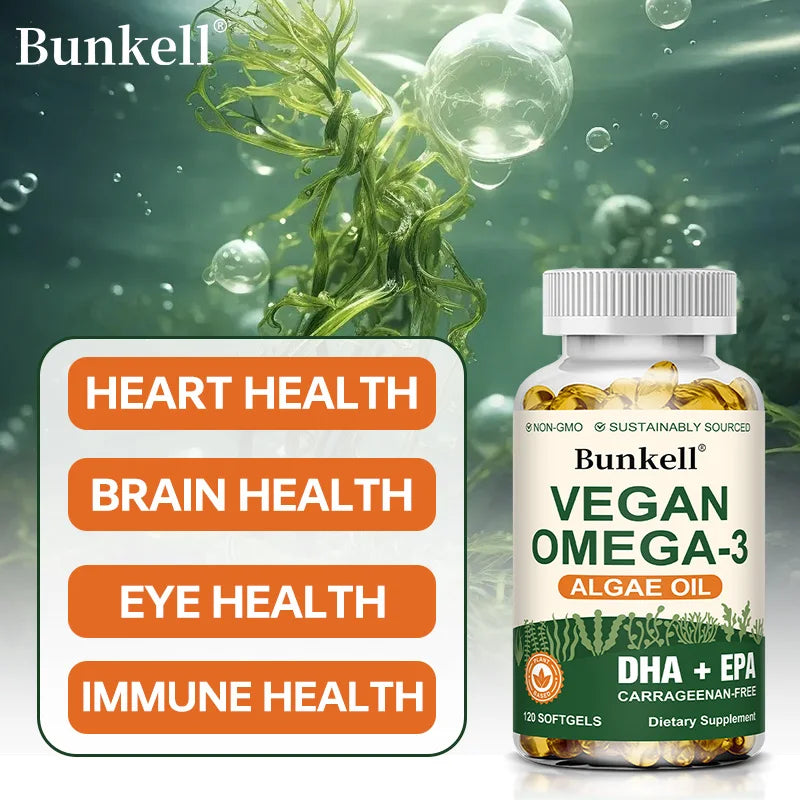 Vegan Omega 3 Algae Oil