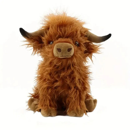 Soft Highland Cow Toy Plushie