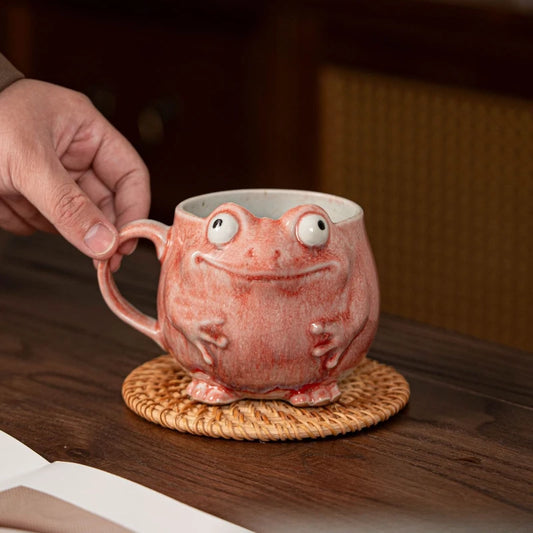 Smiley Frog Ceramic Mug