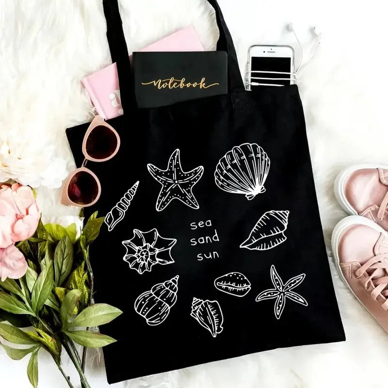 Marine Organism Tote Bags