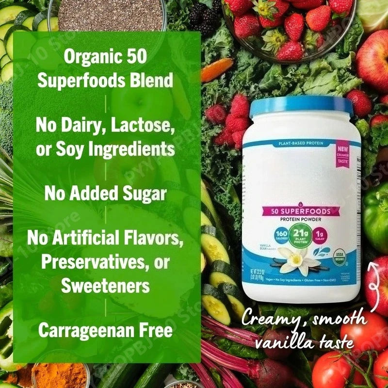 Organic Plant Based Protein Protein - Vanilla Bean
