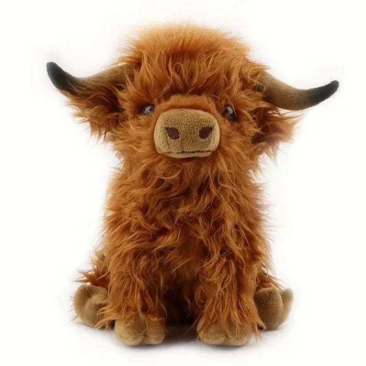 Soft Highland Cow Toy Plushie