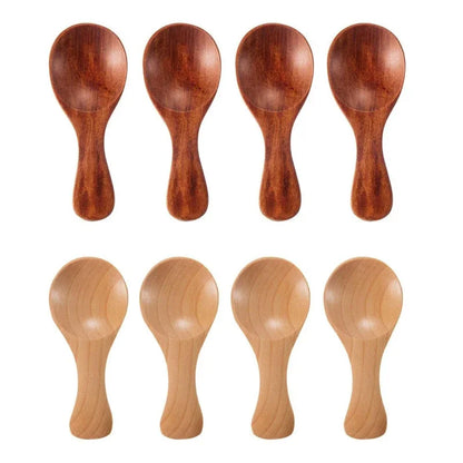 Mini Wooden Spice Spoons (4-Pack)