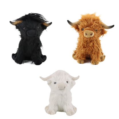 Soft Highland Cow Toy Plushie