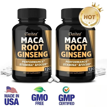Maca & Ginseng Root Extract Supplement