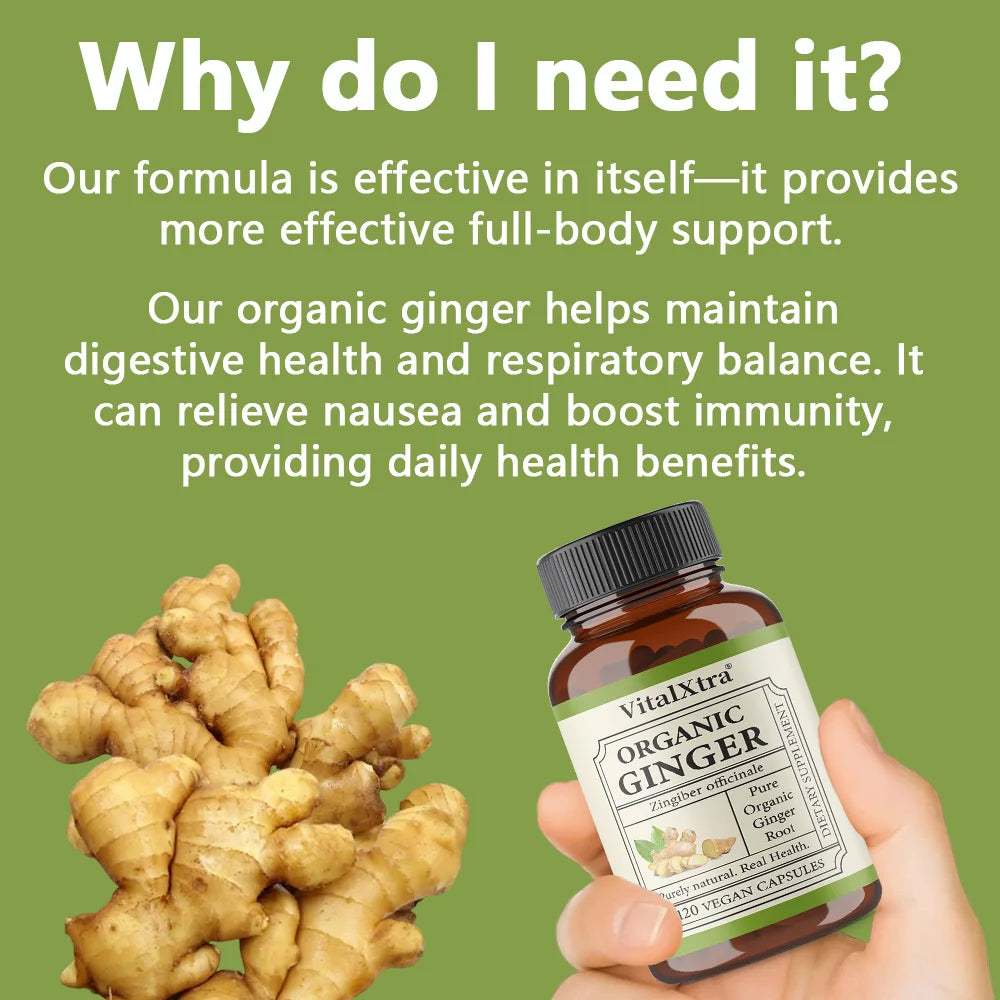 Organic Ginger Root Capsules