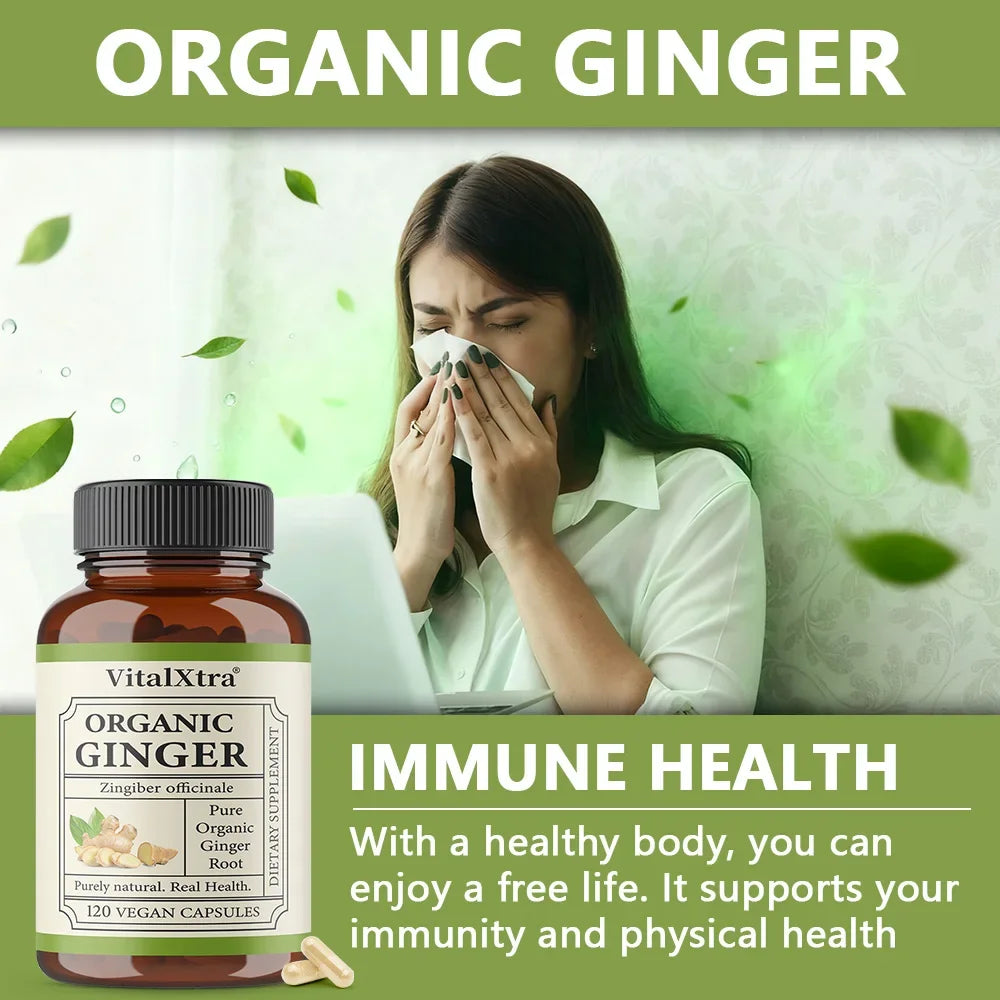 Organic Ginger Root Capsules
