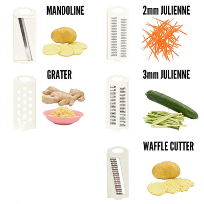 5-in-1 Mandoline Vegetable Slicer