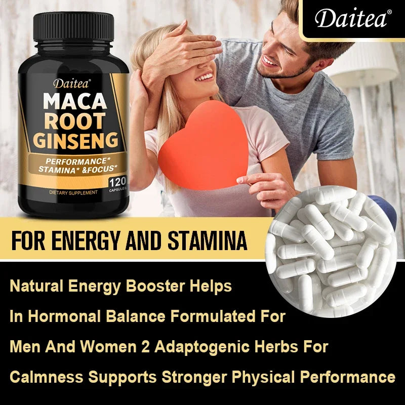 Maca & Ginseng Root Extract Supplement