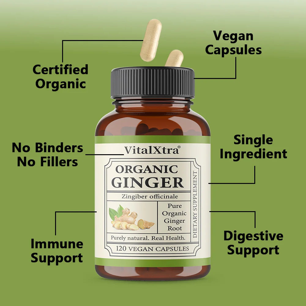 Organic Ginger Root Capsules