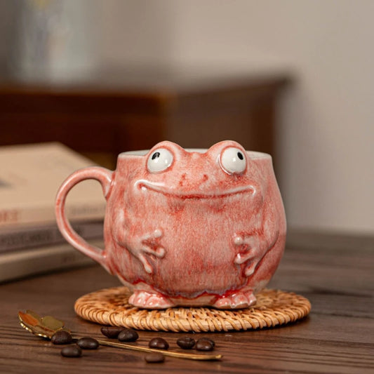 Smiley Frog Ceramic Mug